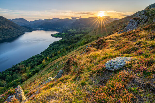 Sunset from Yew crag
