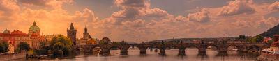 photos of Prague - Charles Bridge from Mánes Bridge