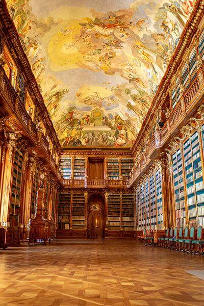 images of Prague - Strahov library