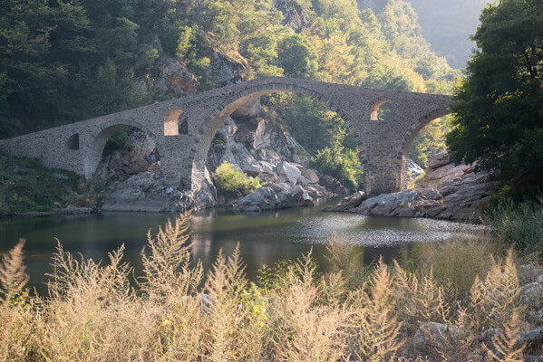 Devil’s bridge is a medieval bridge over the Arda river.