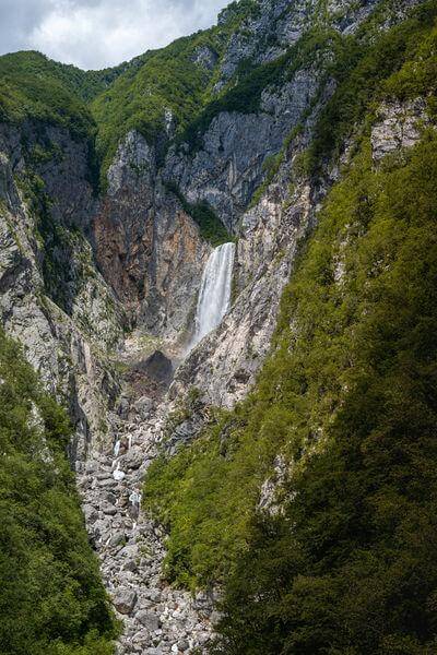 pictures of Soča River Valley - Boka Waterfall 