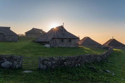 pictures of Slovenia - Velika Planina - Shepherds' Huts