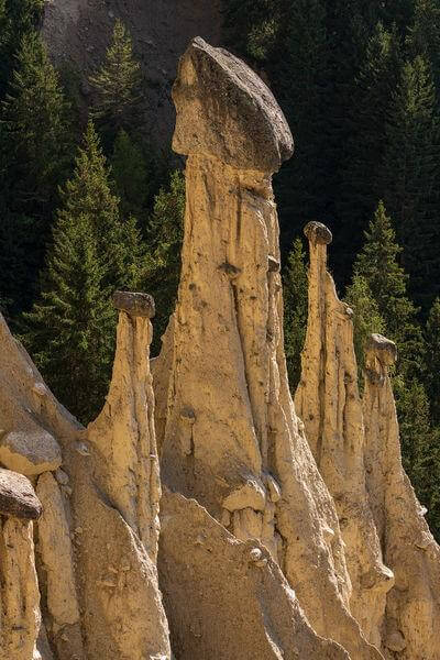 images of The Dolomites - Earth Pyramids of Platten
