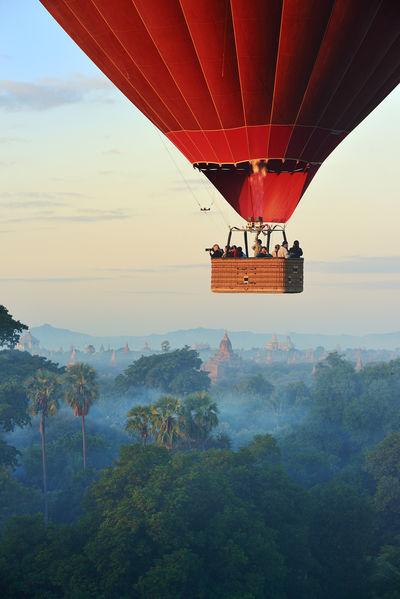 images of Myanmar (Burma) - Balloons over Bagan