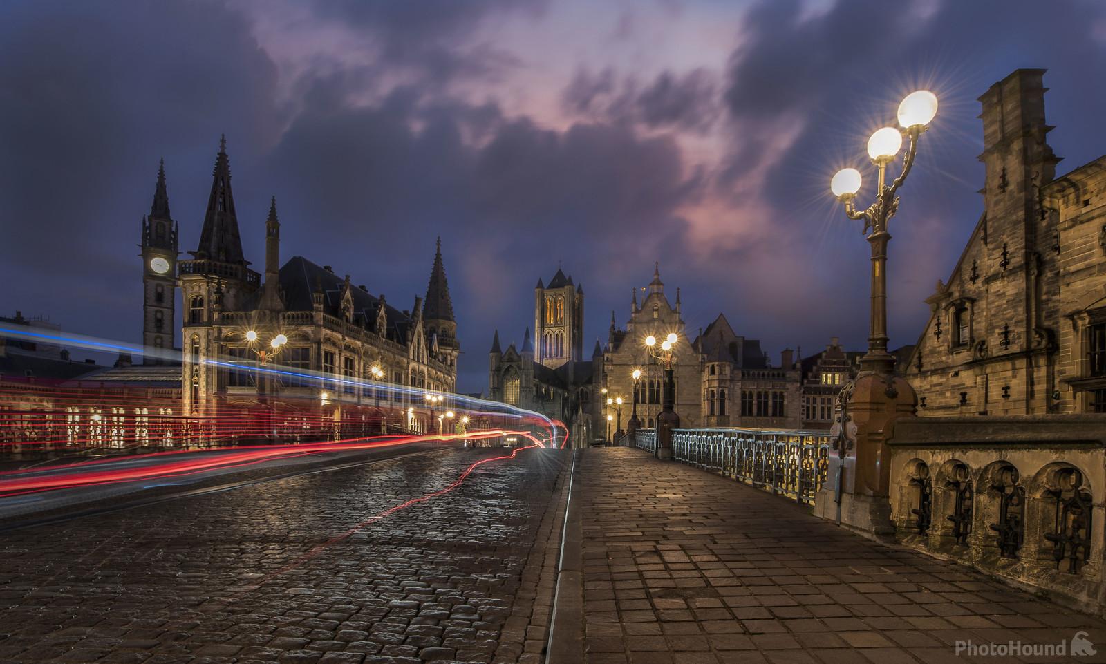 Image of St Michiels bridge Ghent by Rana Jabeen