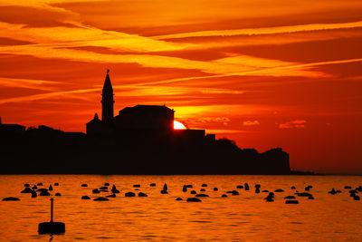 photography locations in Istria - View of Saint George's Parish Church in Piran
