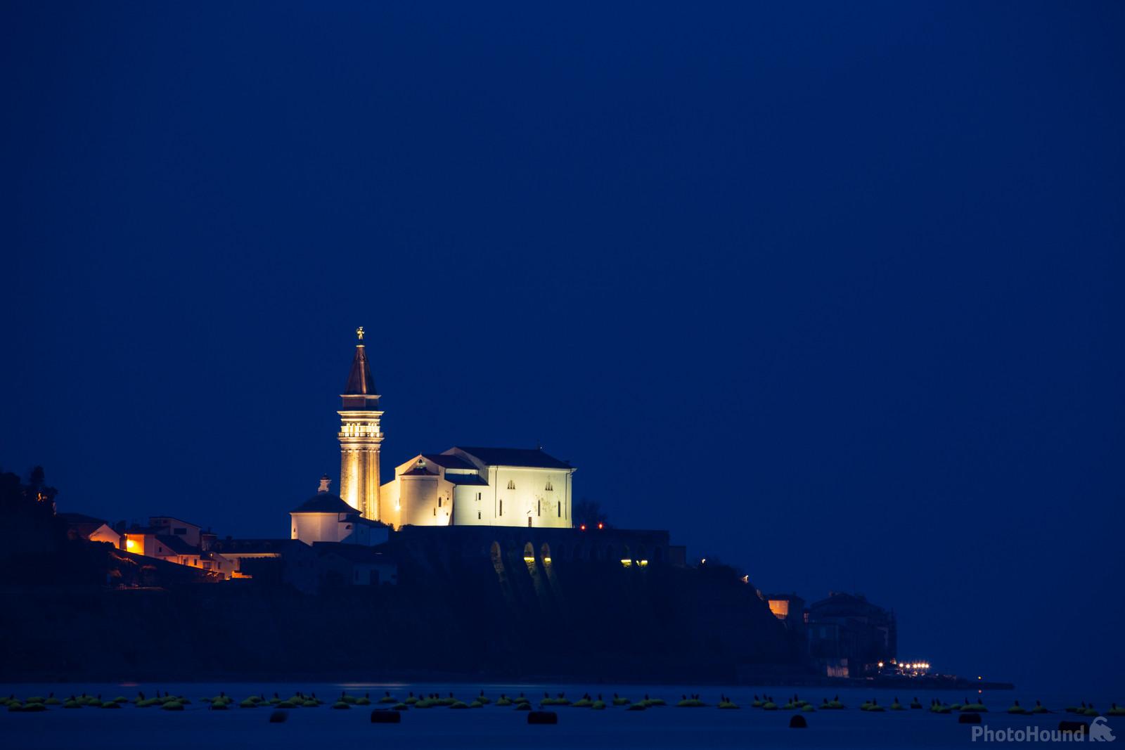 Image of View of Saint George\'s Parish Church in Piran by Ian Middleton