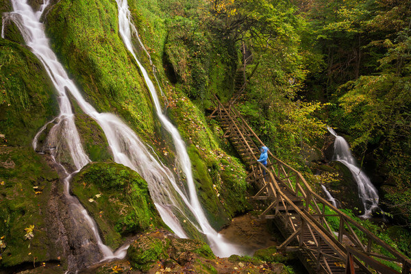 Skakavac (grasshopper) is a 30m high waterfall is one of the hightlights of Papuk Nature Park. 
