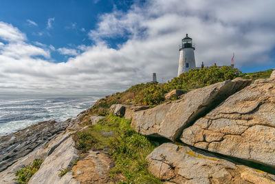 instagram spots in Maine - Pemaquid Point Lighthouse