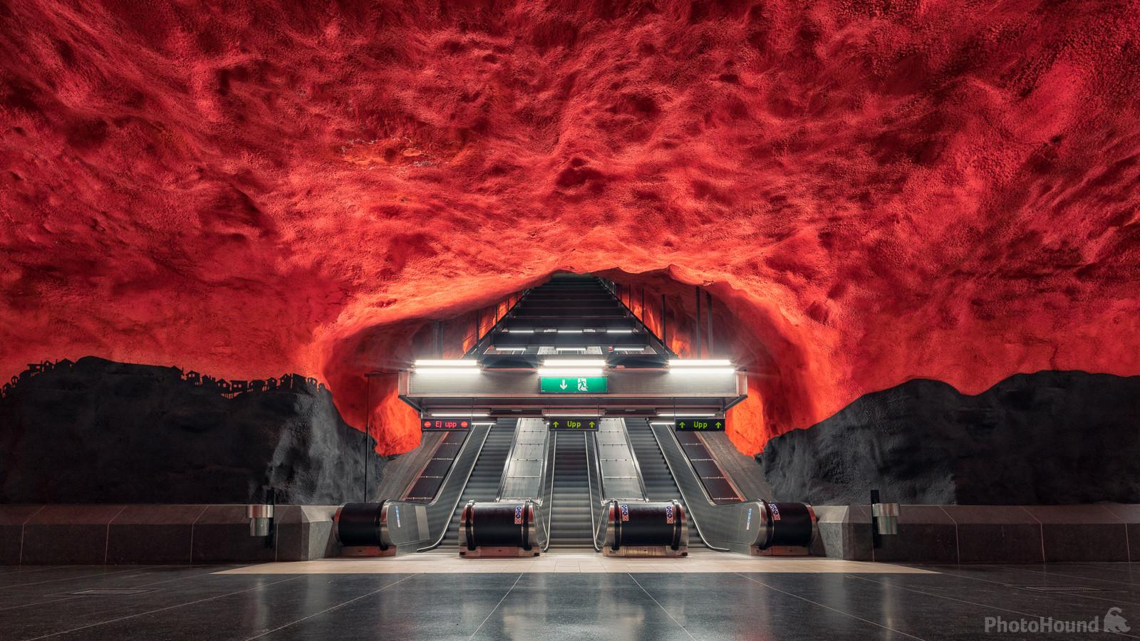 Image of Solna Centrum T-Bana by JAMES BILLINGS