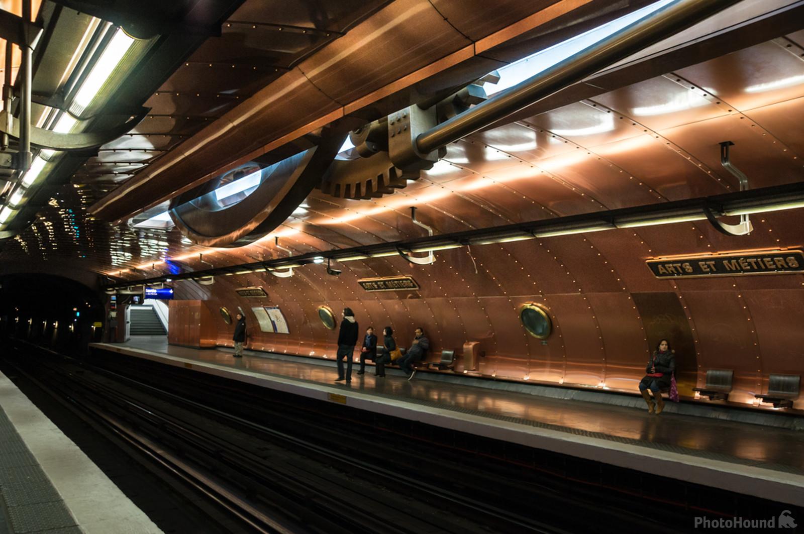 Image of Arts et Metiers Metro Station (Line 11) by James Billings.