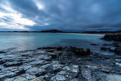 Pre-dawn light at the rocks on the north western shore