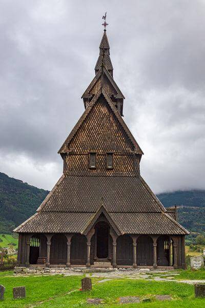 photos of Norway - Hopperstad Stave Church - exterior