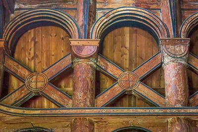 pictures of Norway - Hopperstad Stave Church - interior