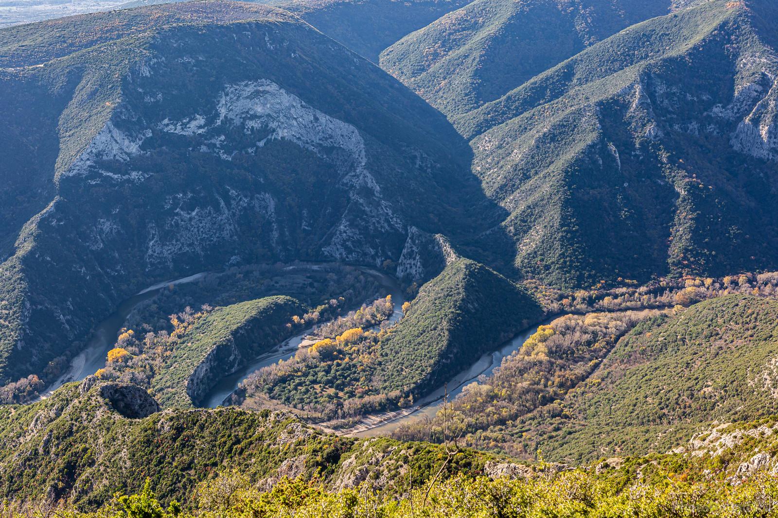 Image of Nestos river gorge mountain top by Dancho Hristov