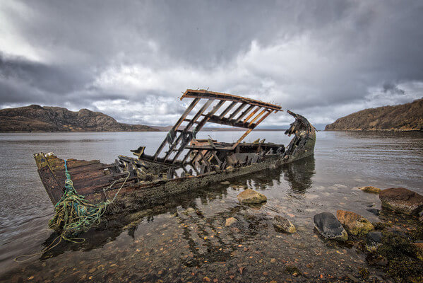 The abandoned boat