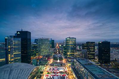 Grande Arche - rooftop view