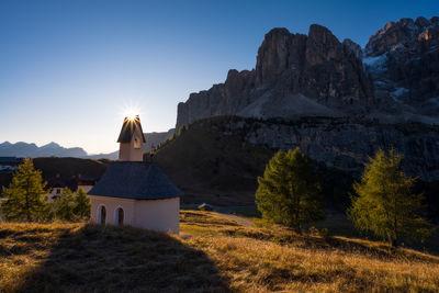 photography locations in The Dolomites - Gardena Pass - Cappella di San Maurizio