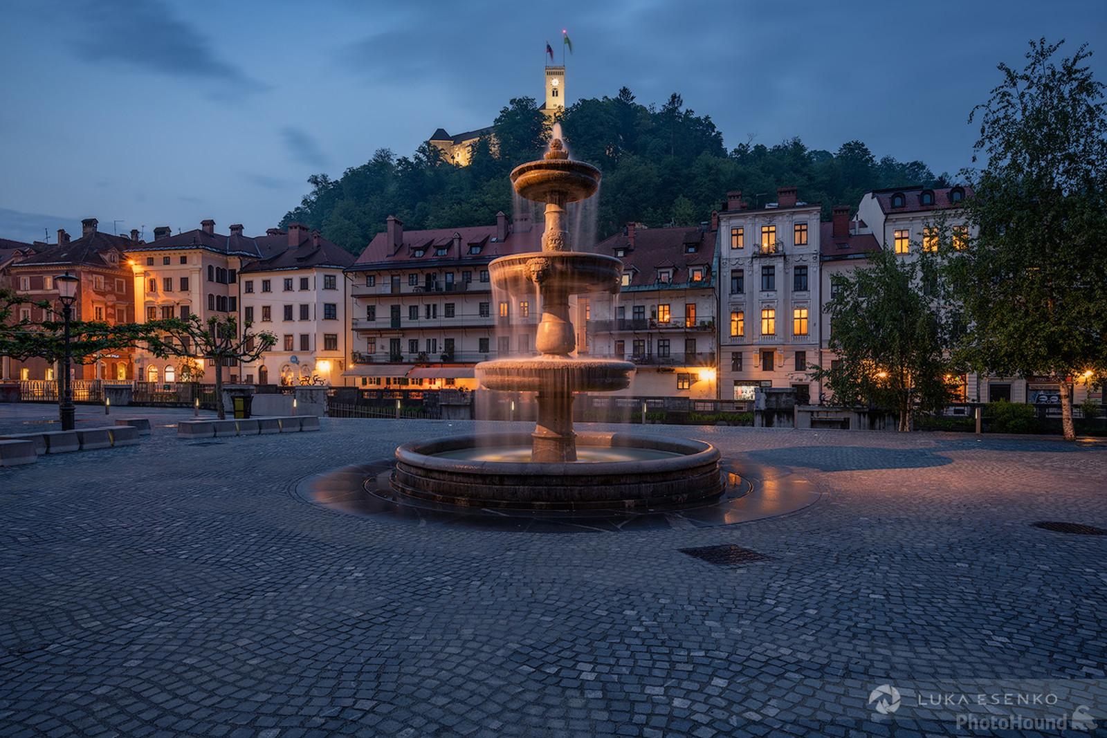 Image of Novi trg fountain by Luka Esenko