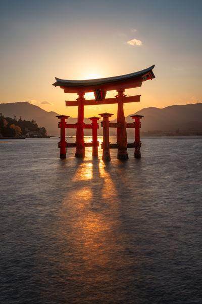 instagram spots in Japan - Itsukushima Shrine 