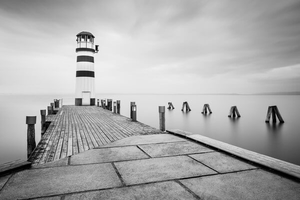 Podersdorf Lighthouse without any people