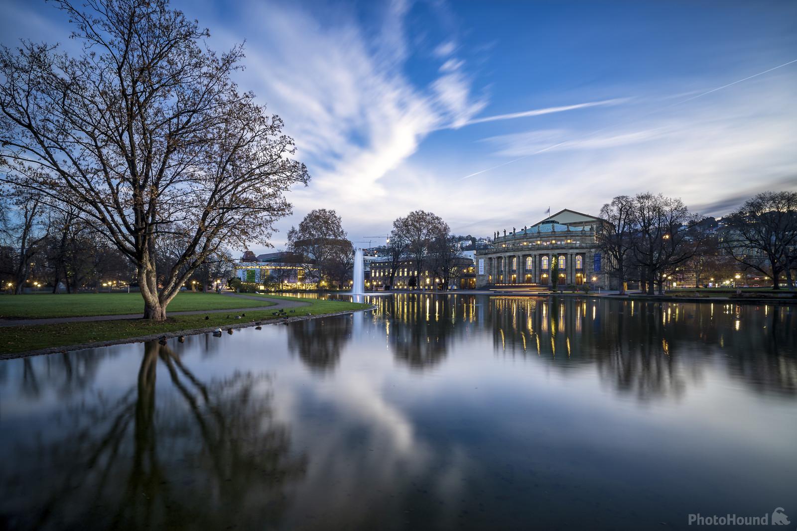 Image of Stuttgart Opera and Lake by Christian Klaus