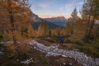 images of The Dolomites - Cinque Torri - WWI Trenches