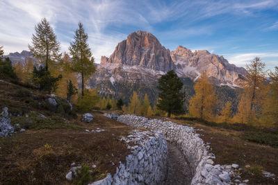 The Dolomites photography spots - Cinque Torri - WWI Trenches