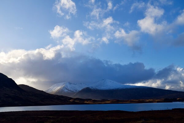 A cold late winter shot over Rannoch Moor