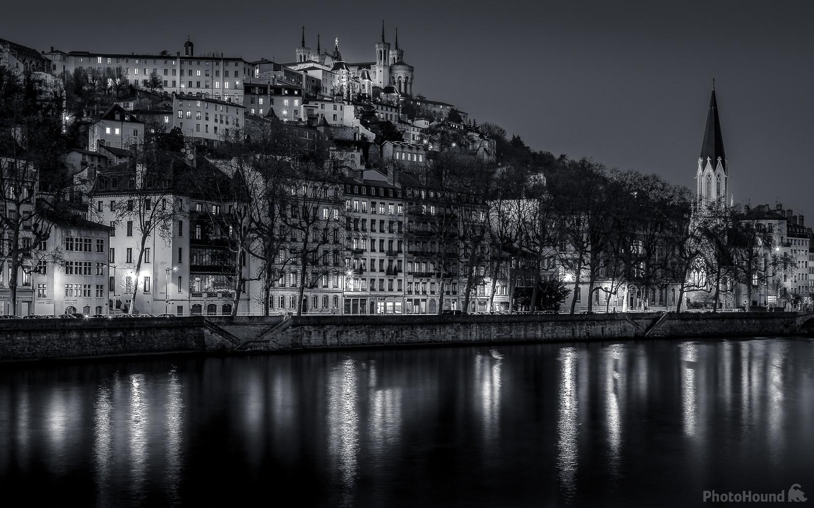 Image of Saone view from the docks and the banks by Frédéric Monin