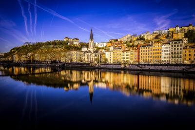 Lyon photography locations - The Saone view from the Bonaparte bridge