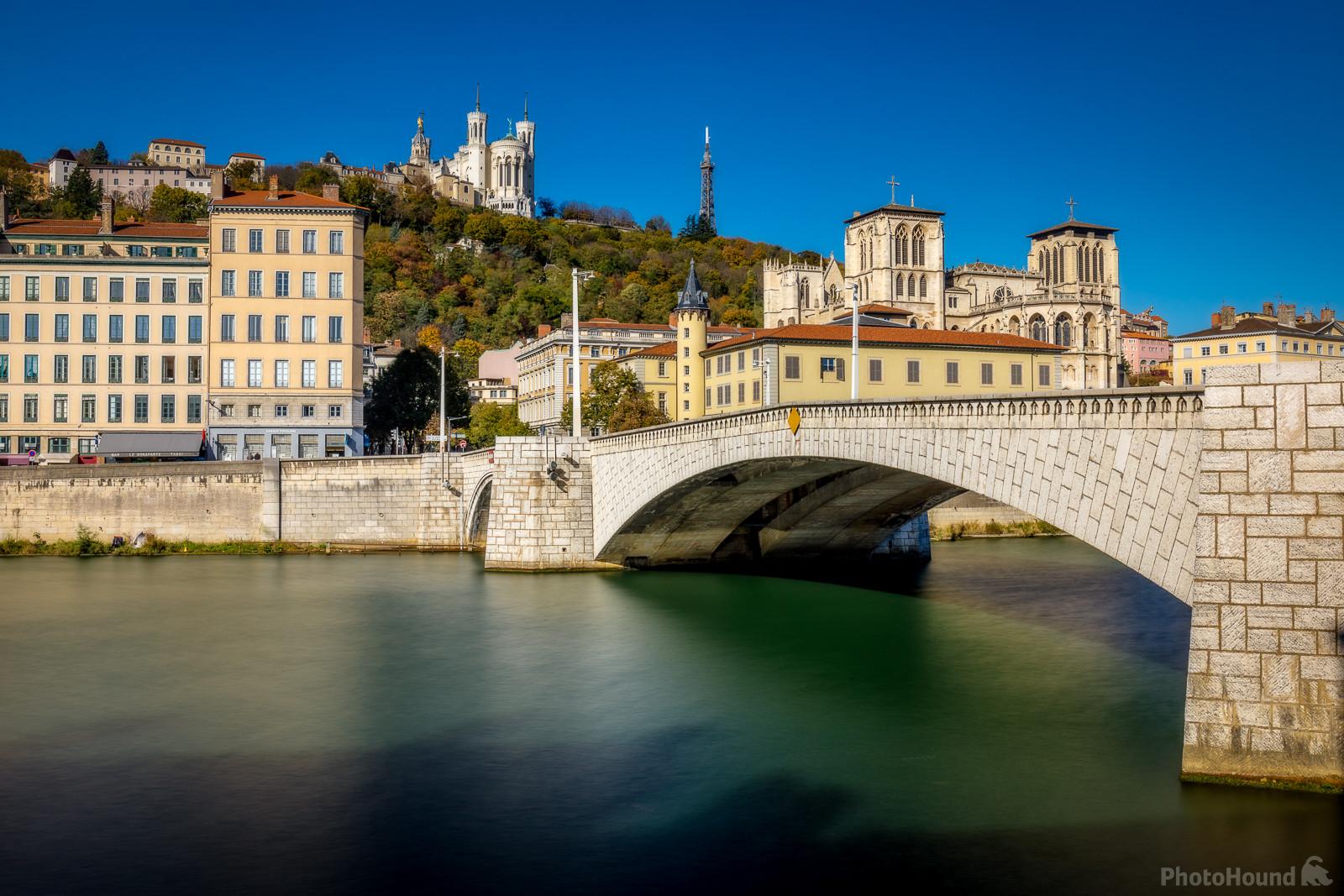 Image of The Saone view from the Bonaparte bridge by Frédéric Monin