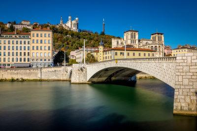 pictures of Lyon - The Saone view from the Bonaparte bridge
