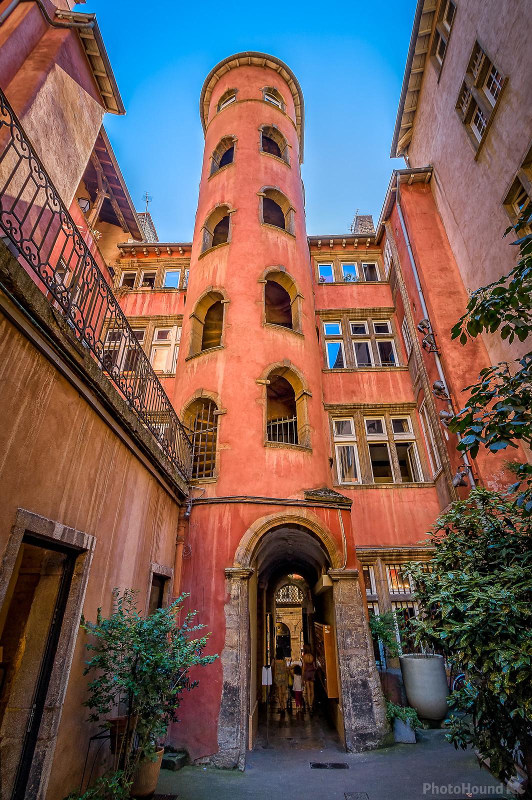 Image of Pink tower  in the Old Lyon by Frédéric Monin