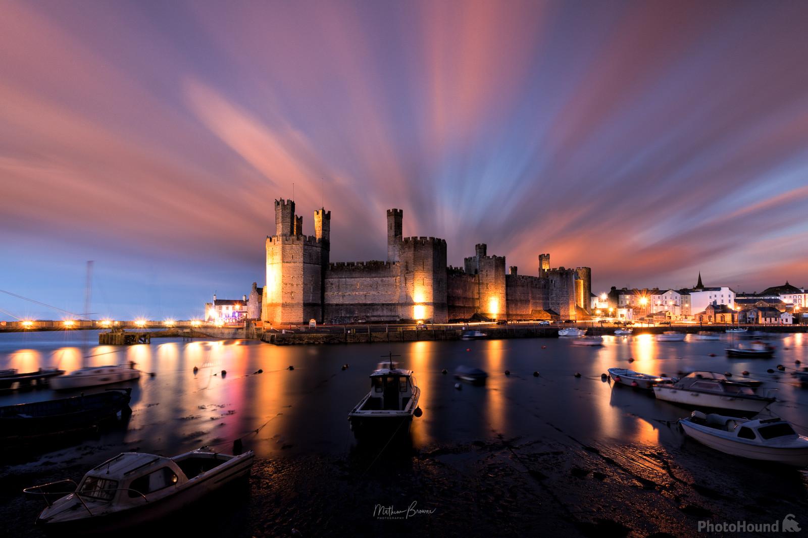 Image of Caernarfon Castle - Riverside View by Mathew Browne