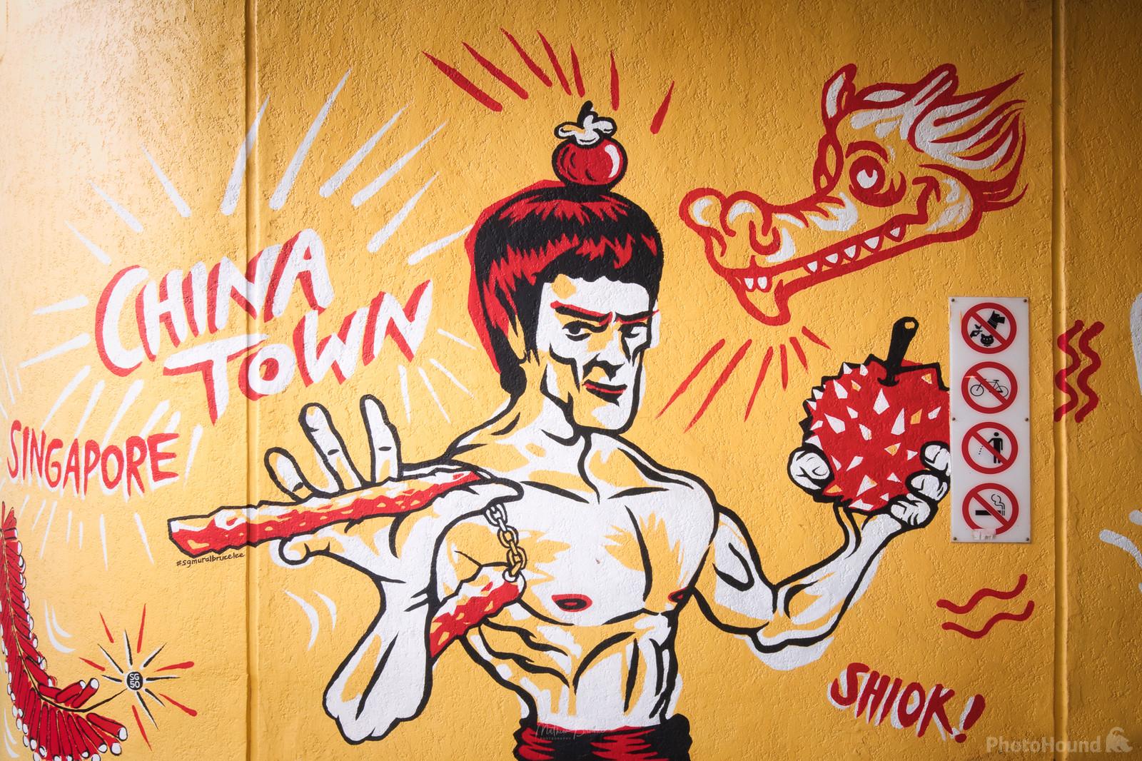 Image of Bruce Lee Mural by Mathew Browne