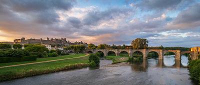 Picture of Carcassonne and the Pont Vieux - Carcassonne and the Pont Vieux