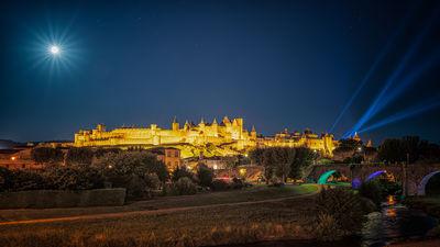 Photo of Carcassonne and the Pont Vieux - Carcassonne and the Pont Vieux