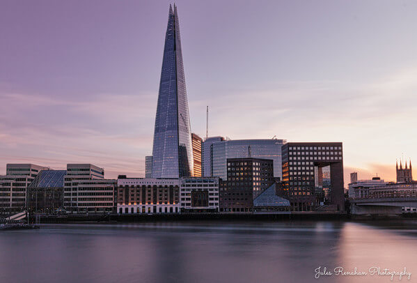 View of the Shard - late afternoon