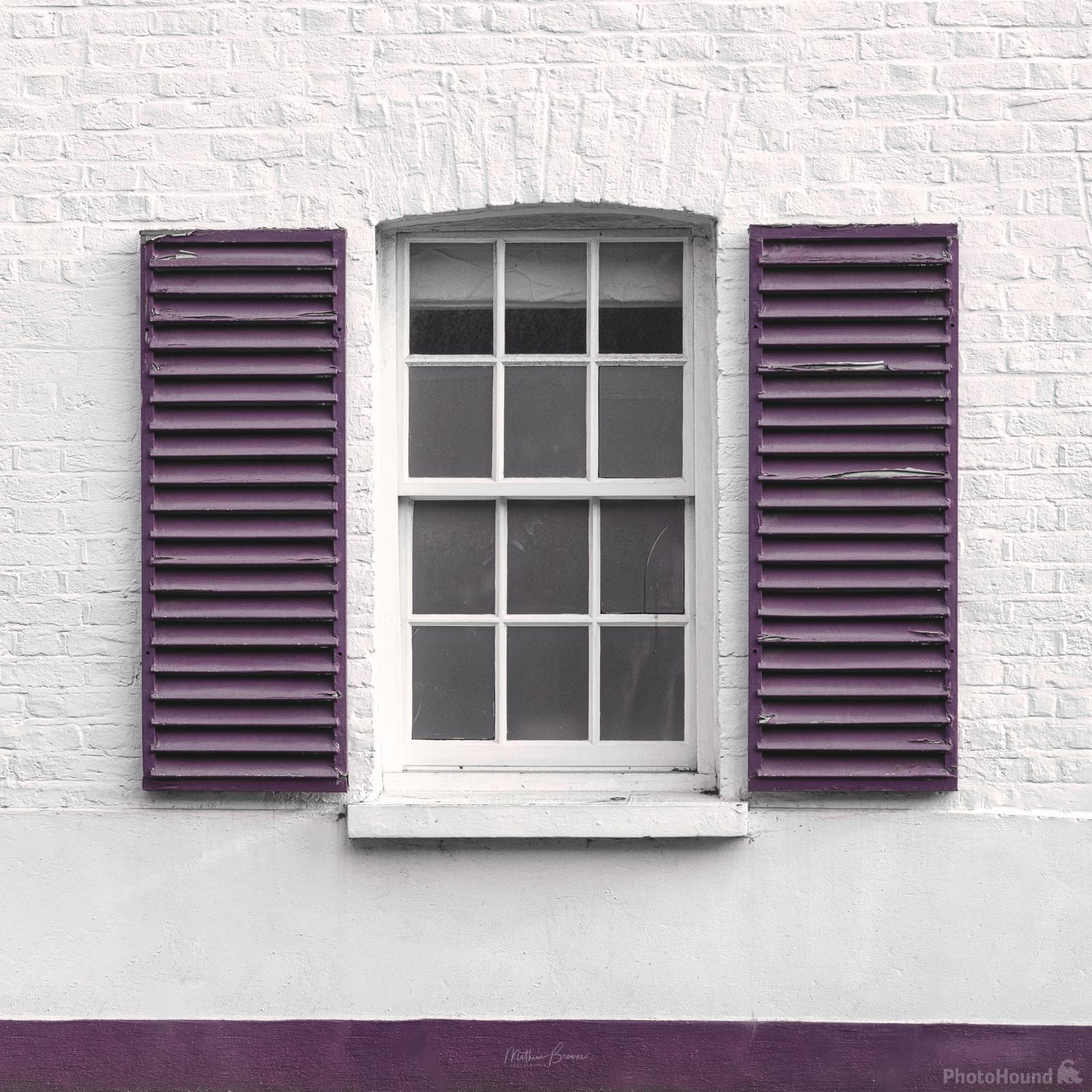 Image of Sheen Lane Shuttered Houses by Mathew Browne