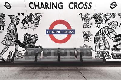 images of London - Charing Cross Tube Station