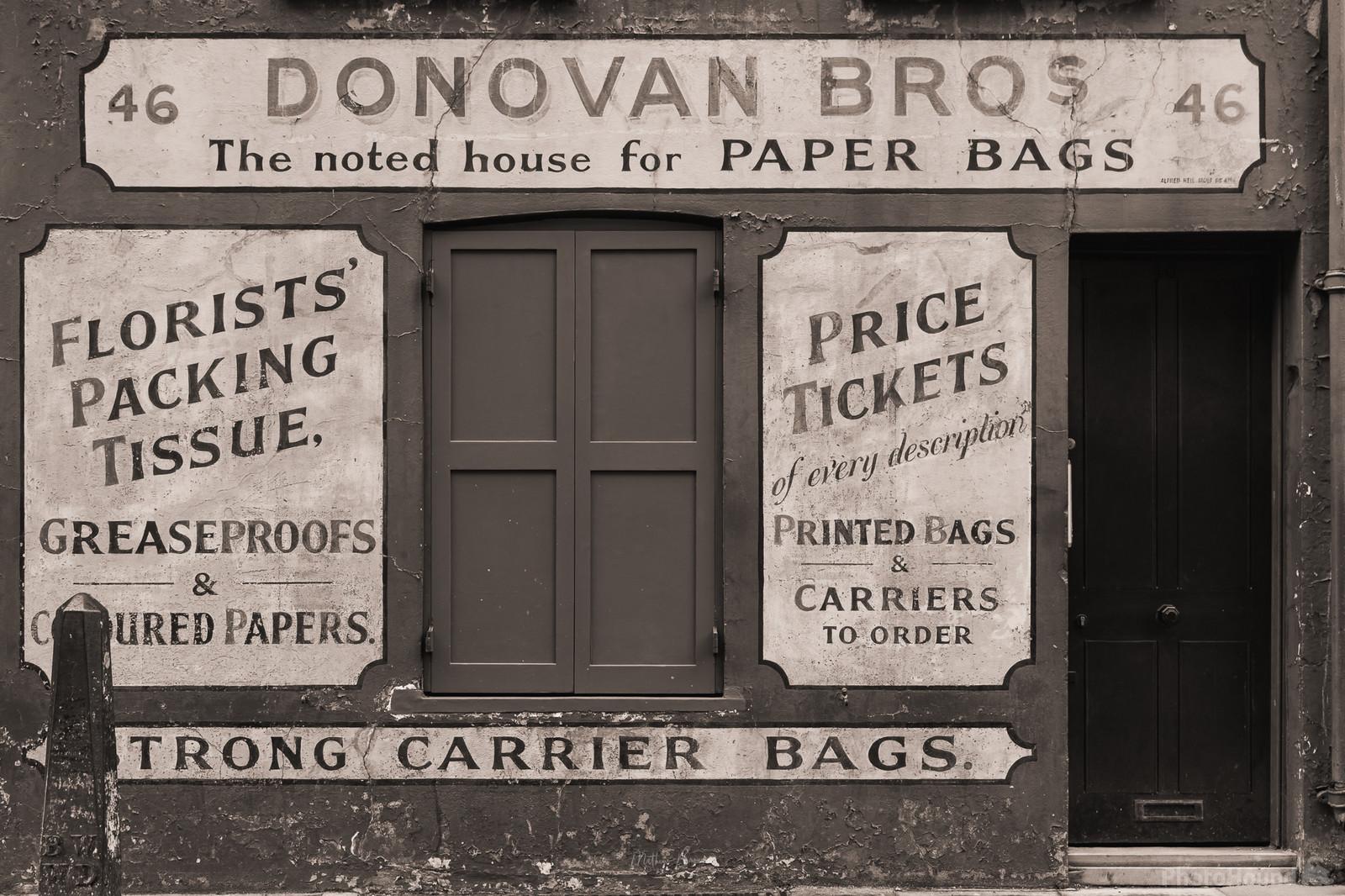 Image of Donovan Bros Vintage Storefront by Mathew Browne