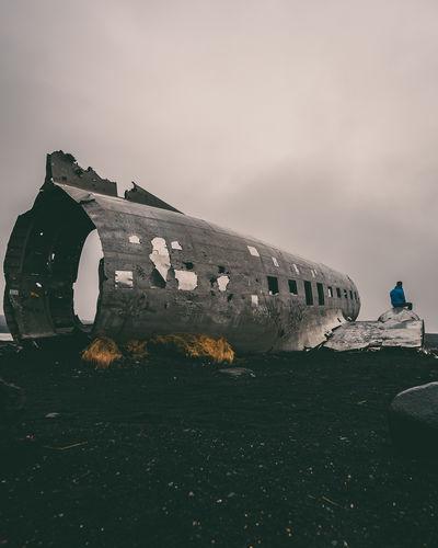 images of Iceland - Sólheimasandur plane Wreck.