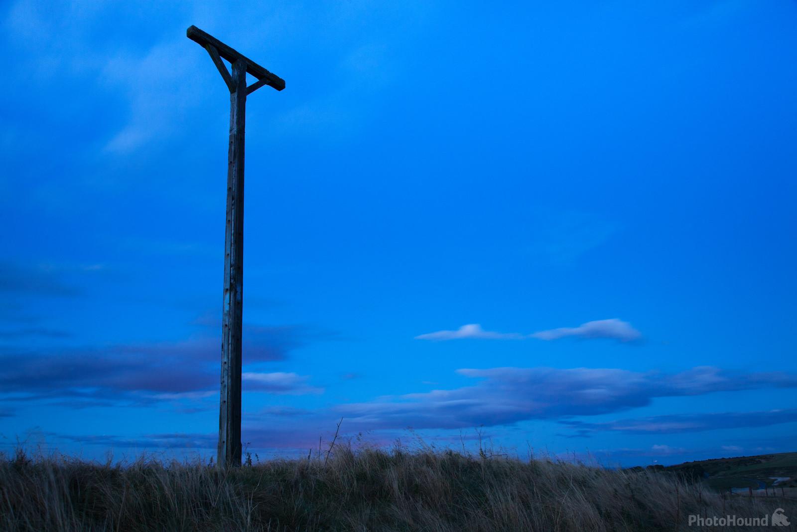 Image of Hanging gallows at Combe Gibbet by Ian Middleton
