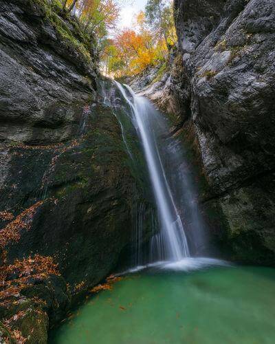 photos of Slovenia - Voje Valley & Waterfall