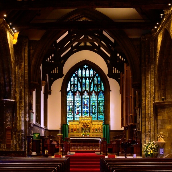 The interior of Holy trinity Church on Mickelgate