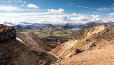 images of Iceland - View to Alftavatn