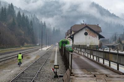 images of Slovenia - Bohinjska Bistrica - Most na Soči Car-train