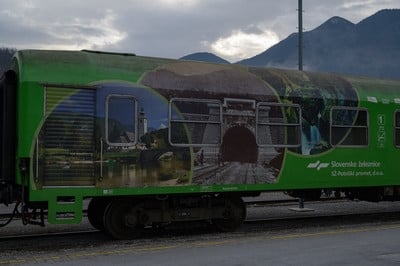 photos of Slovenia - Bohinjska Bistrica - Most na Soči Car-train