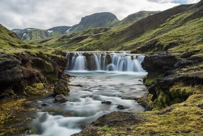 images of Iceland - Alftavatn waterfall